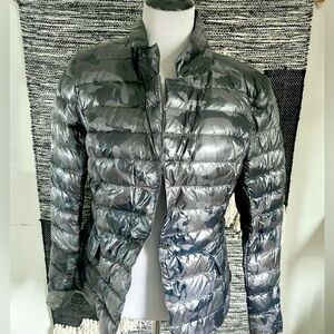 ANORAK black camo puffer jacket NWT L